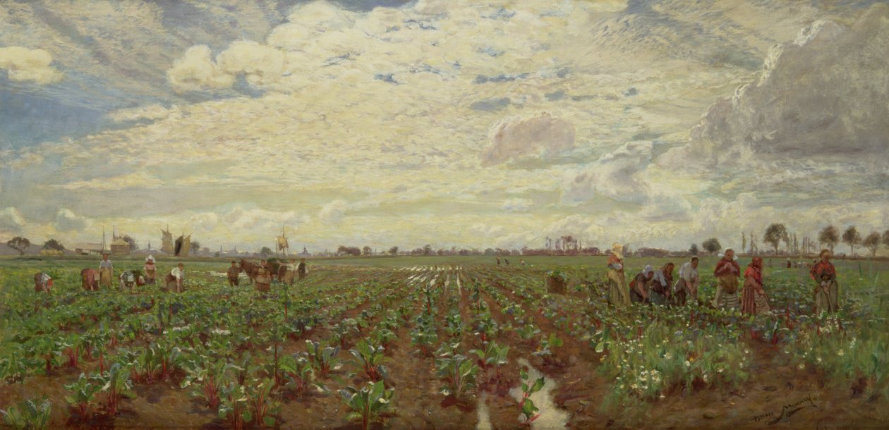 Feldarbeiter, Holland, 1880er Jahre von David Murray