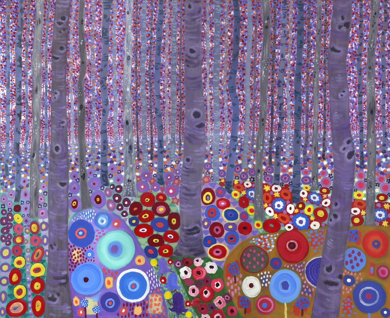 Klimts Wald, 2010 von David Newton