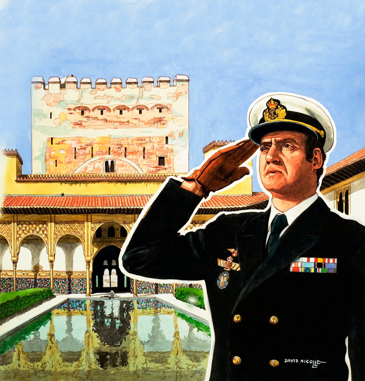 König Juan Carlos von Spanien von David Nicolle