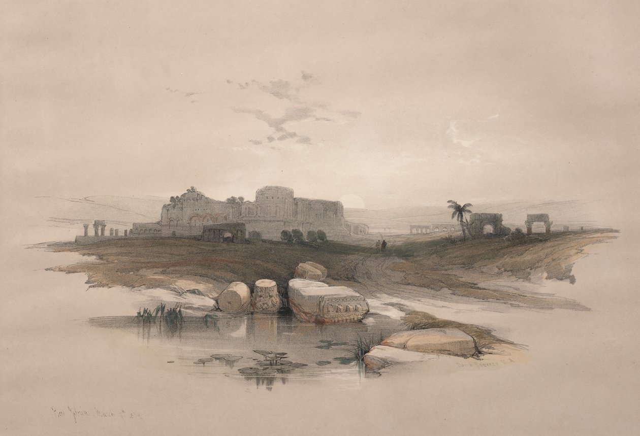 Eleutheropolis oder das moderne Beit-Jibrin, 1839 von David Roberts