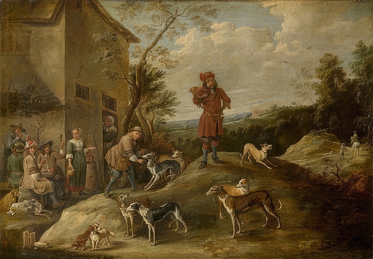Rastende Jäger von David Teniers the Elder