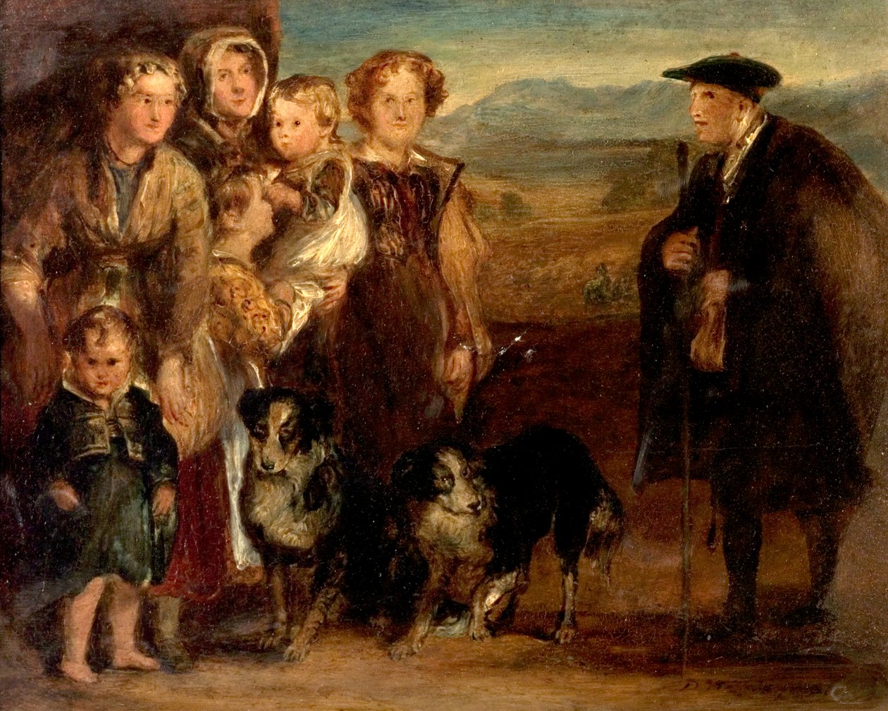 Eine Hochlandfamilie von David Wilkie