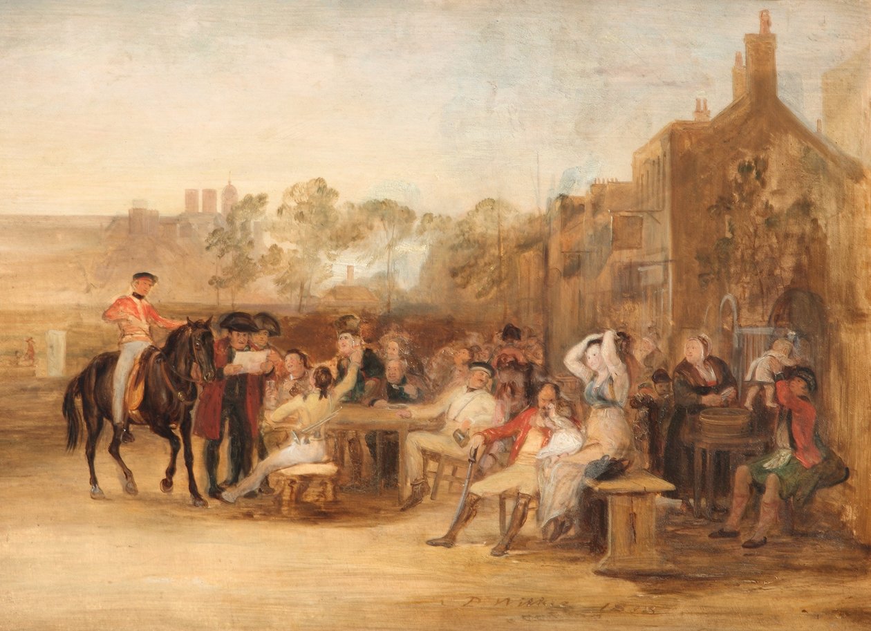 Chelsea-Pensionäre lesen die Waterloo-Depesche, 1819 von David Wilkie