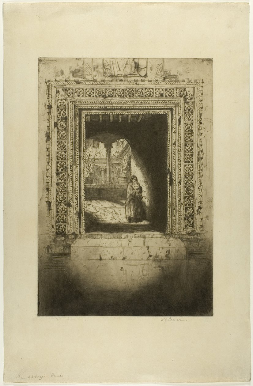 Die Abbazia, Venedig von David Young Cameron