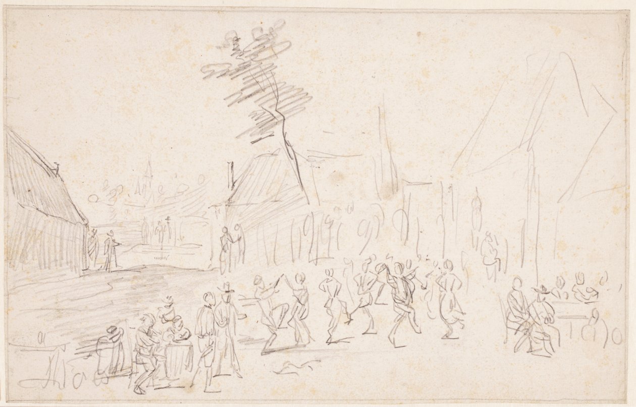 Eine Bauernhochzeit von David Teniers the Younger