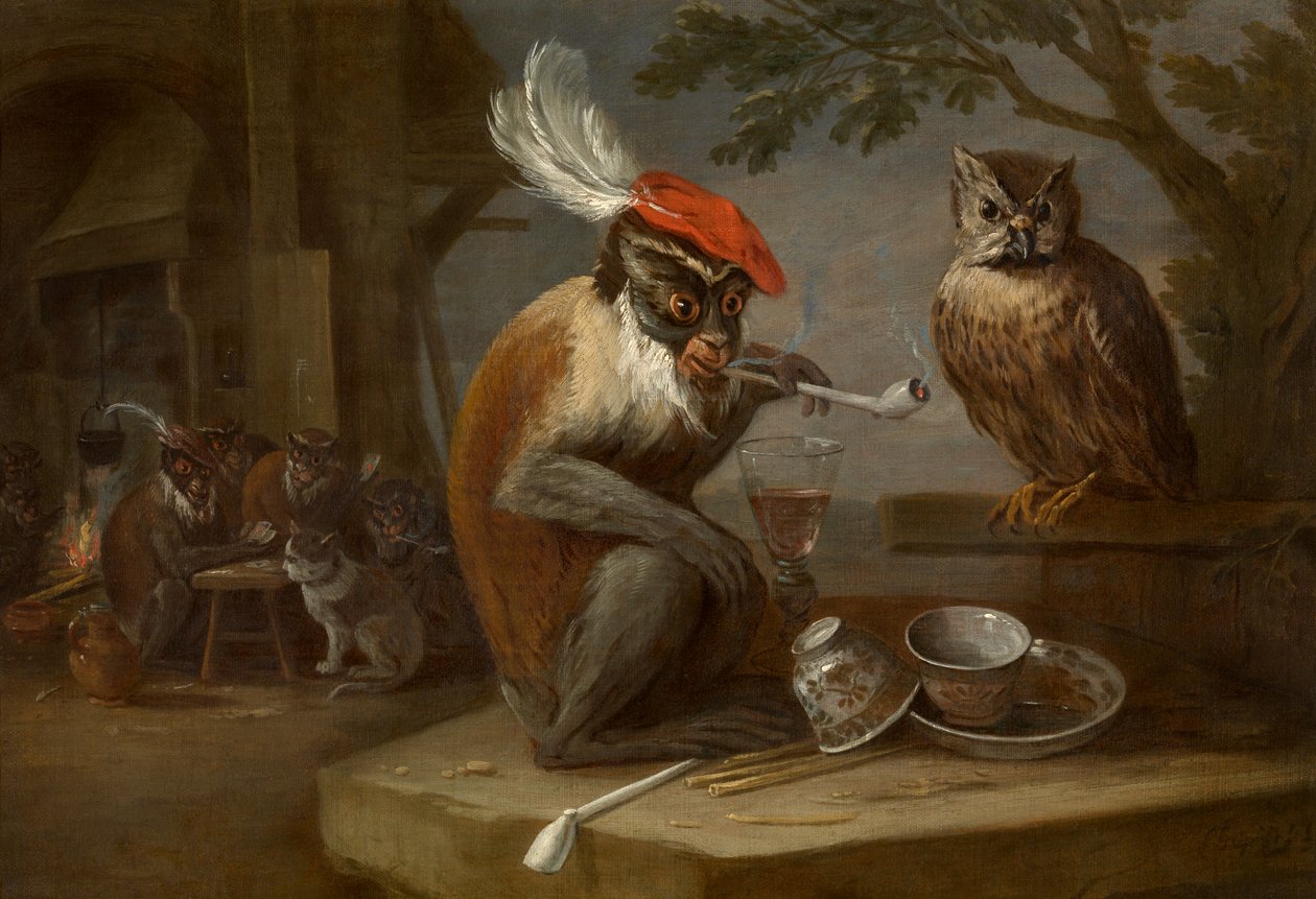 Singerie von David the Younger Teniers