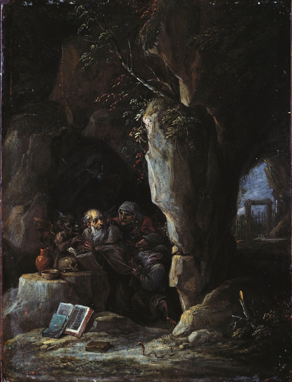 Die Versuchung des Heiligen Antonius von David Teniers the Younger