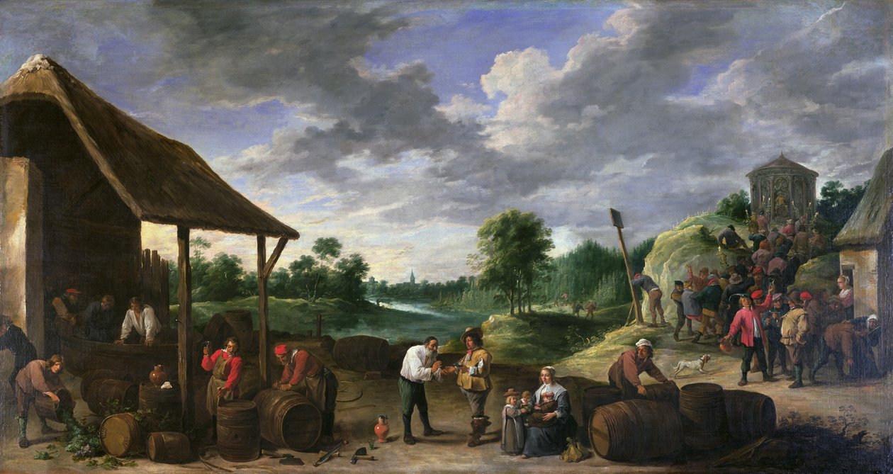 Die Weinlese von David Teniers the Younger