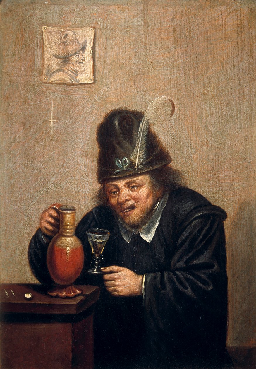 Der Trinker von David Teniers the Younger