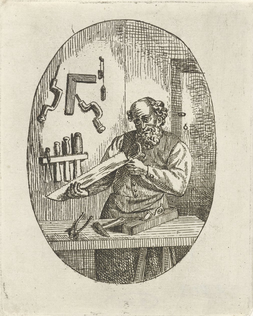 Zimmermann von David van der Kellen