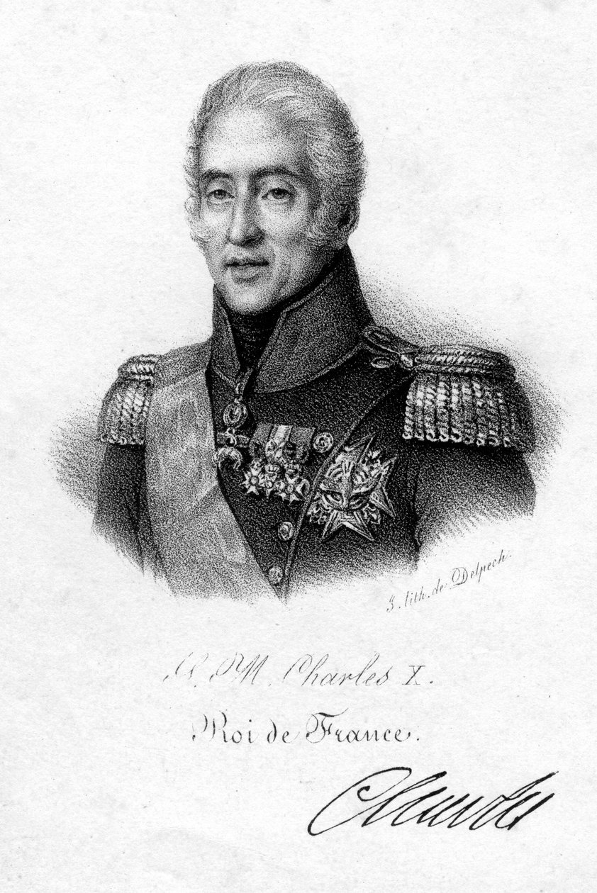 Karl X., König von Frankreich, 19. Jahrhundert von Delpech