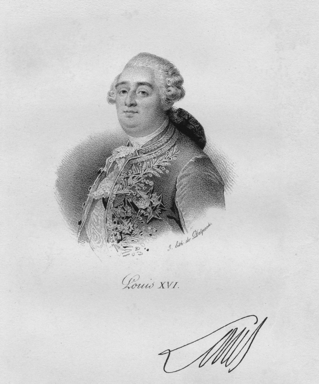 Ludwig XVI., um 1820-1840 von Delpech