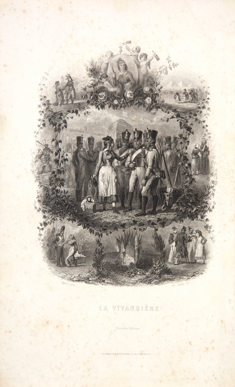 Die Vivandiere von Denis Auguste Marie Raffet
