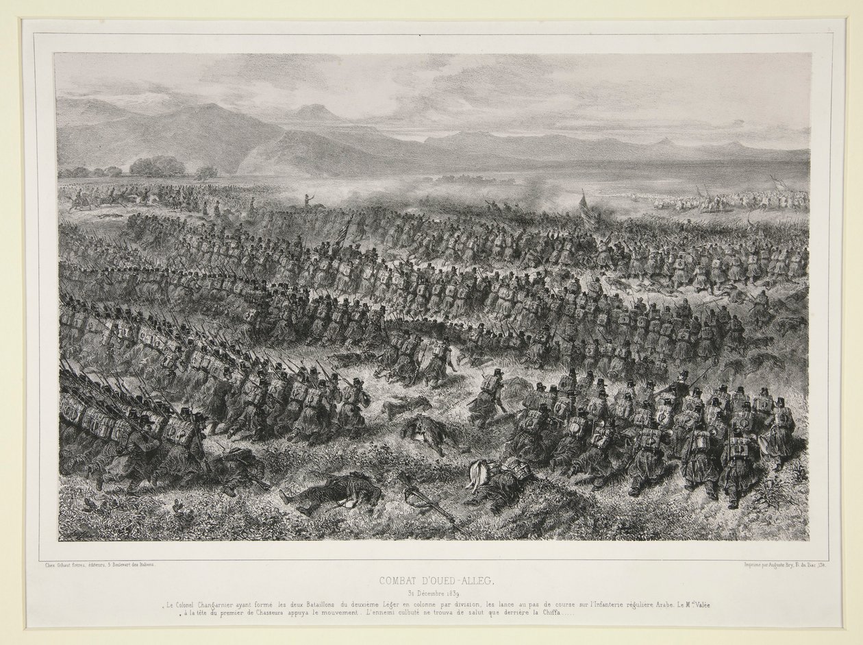Kampf von von Denis Auguste Marie Raffet