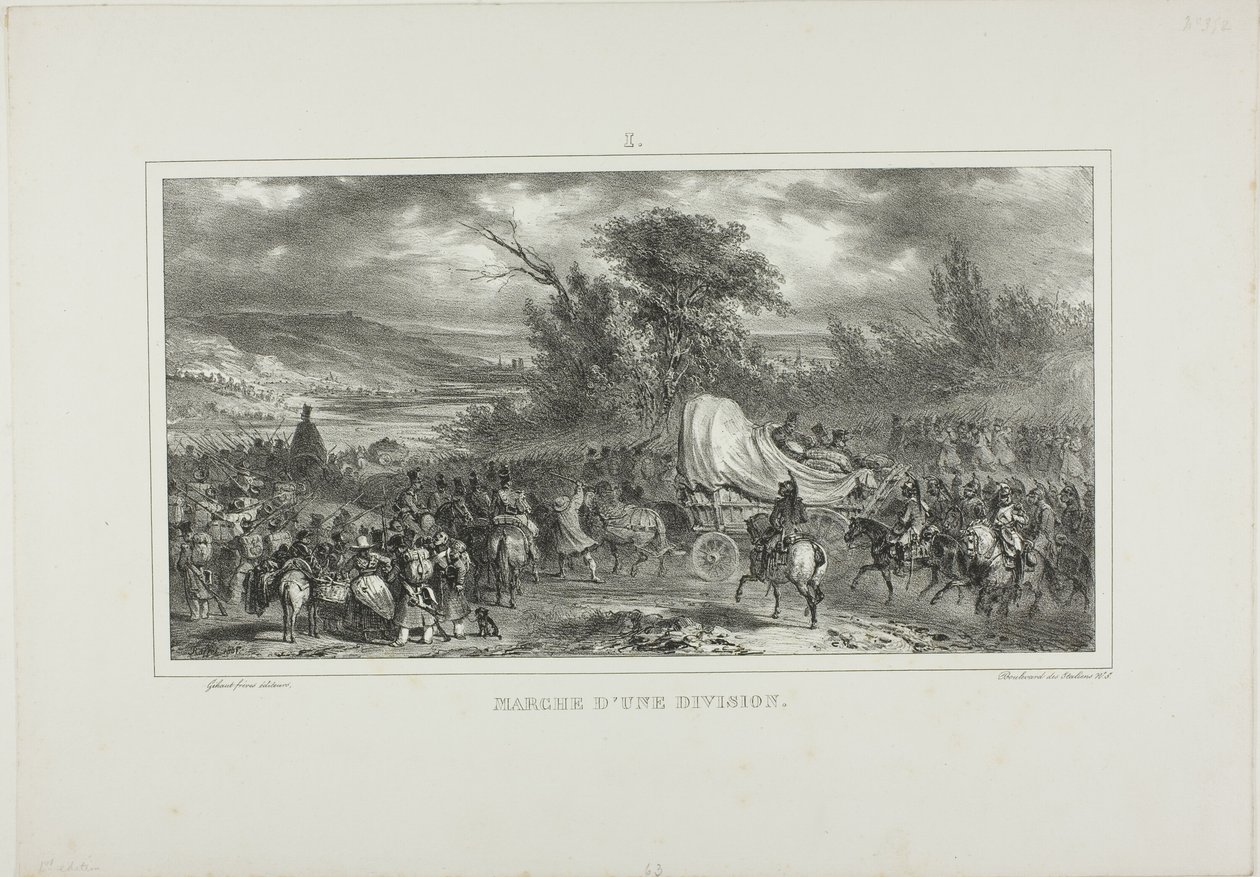 Divisionsmarsch von Denis Auguste Marie Raffet