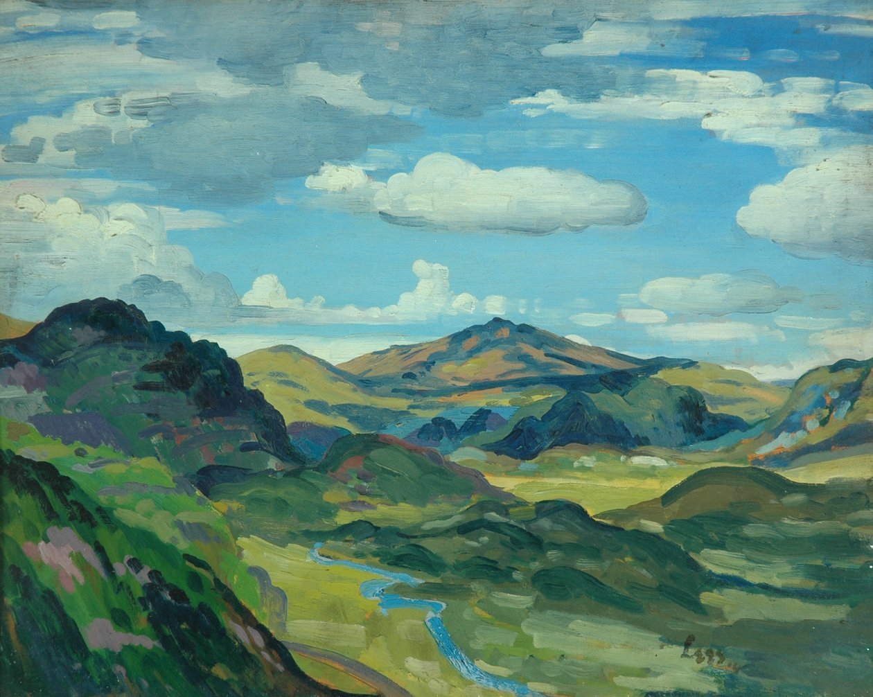 Landschaft, ca. 1919 von Derwent Lees