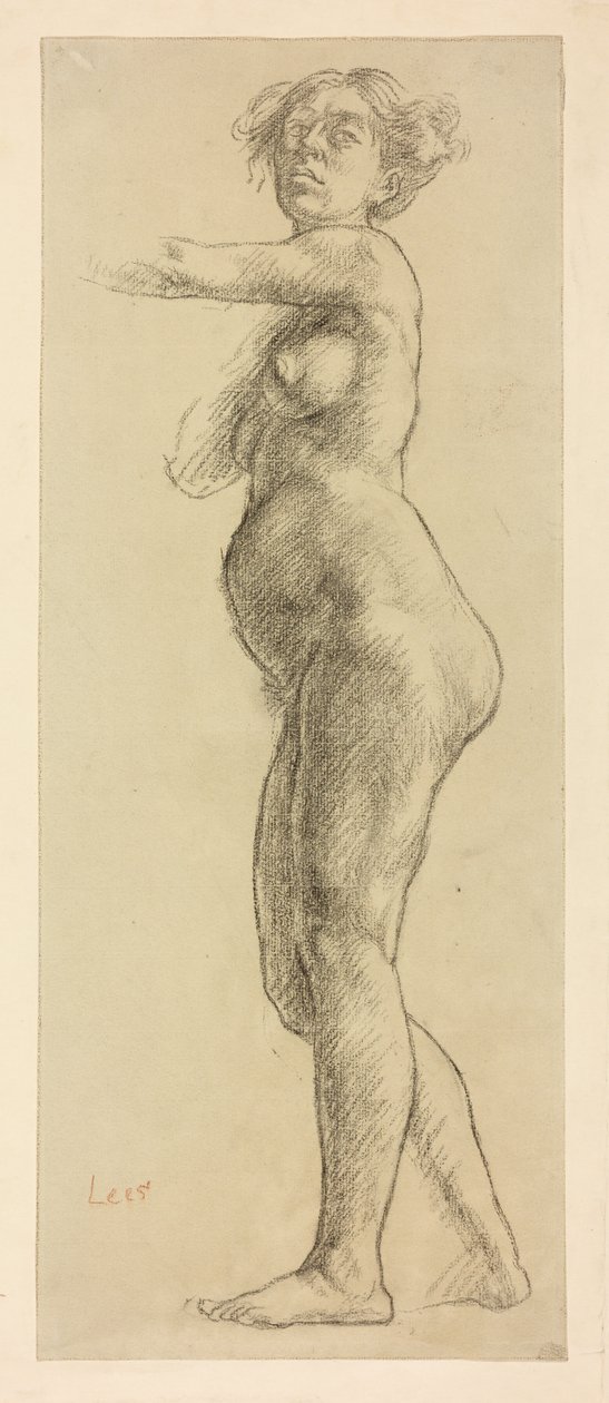 Studie einer weiblichen Figur von Derwent Lees