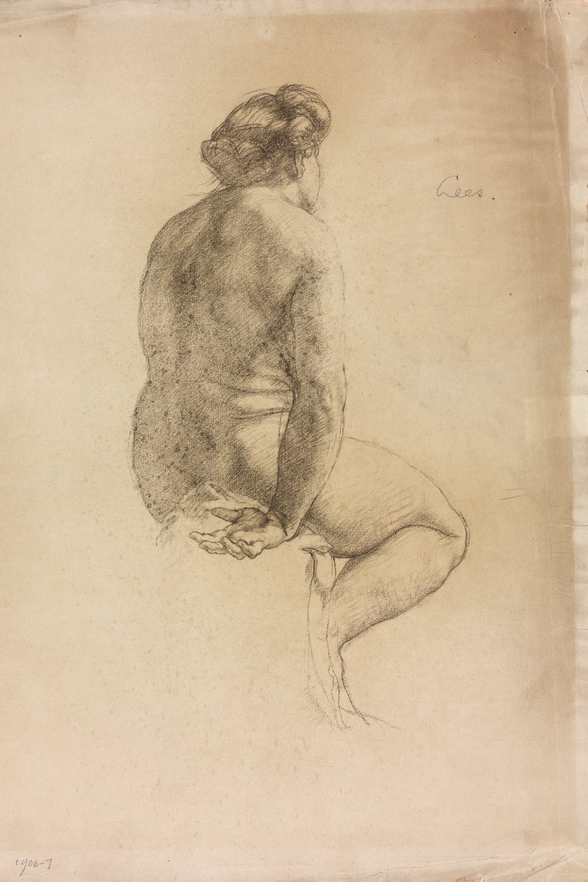 Studie einer weiblichen Figur von Derwent Lees