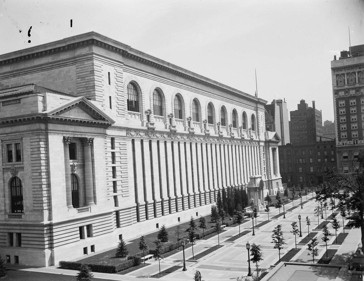 New York Public Library, ca. 1910 von Detroit Publishing Co.