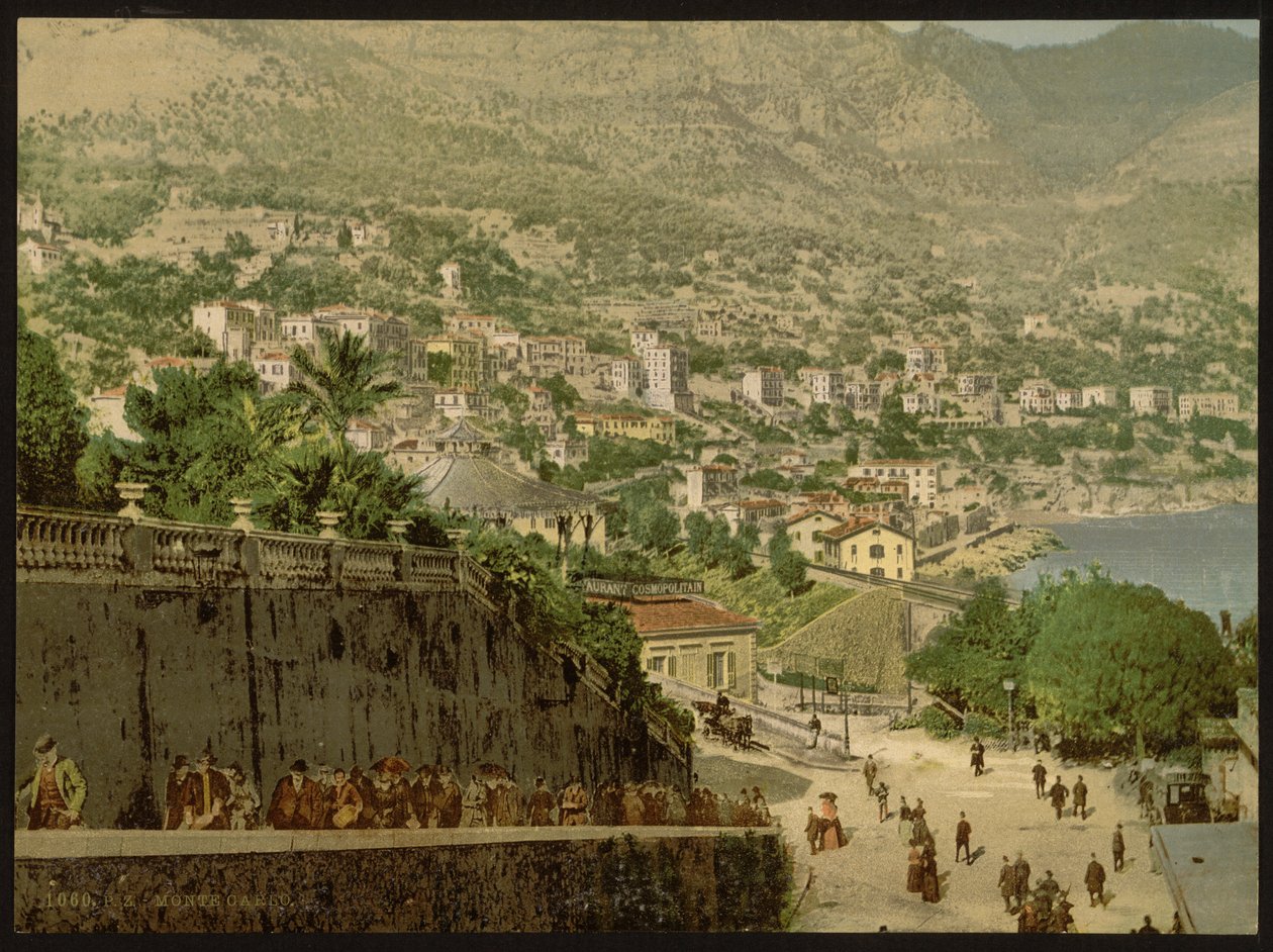 Gesamtansicht, Monte Carlo, Riviera, Monaco von Detroit Publishing Co.