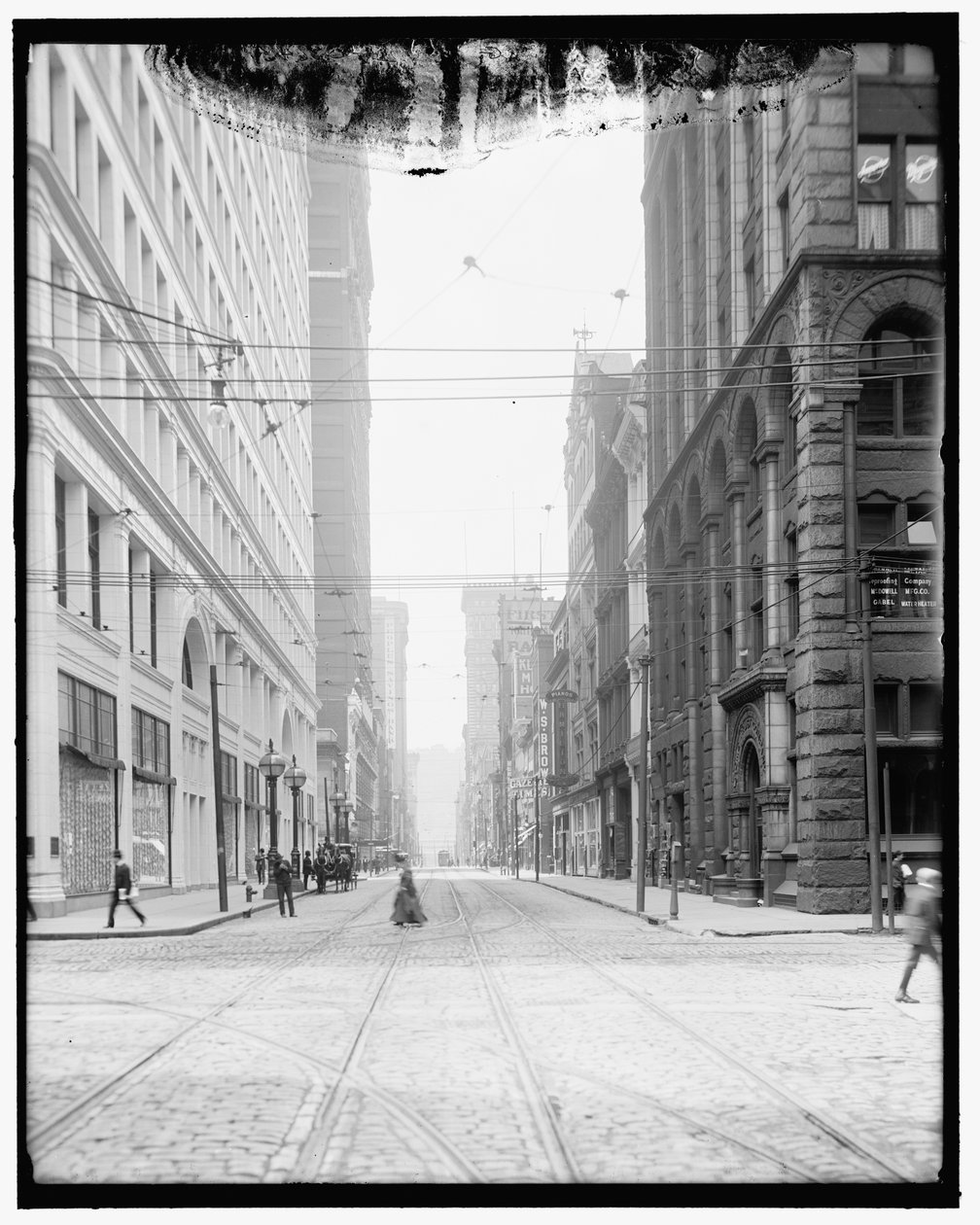 Wood Street, Pittsburgh, Pa. von Detroit Publishing Co.