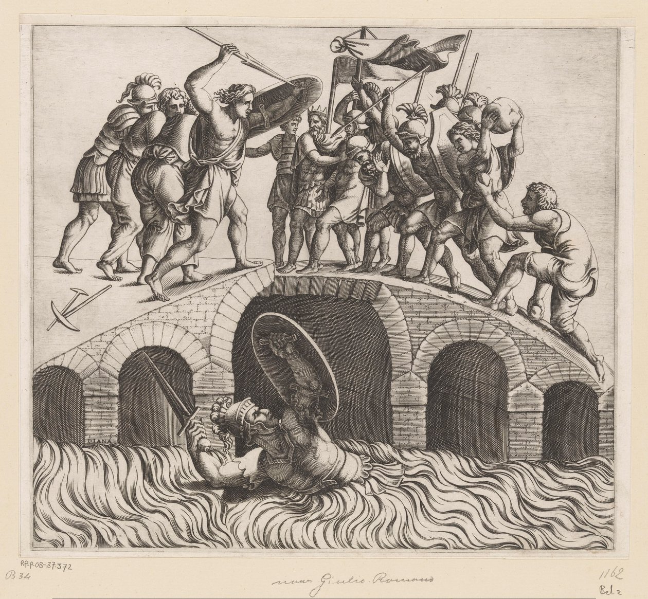 Horatius Cocles im Tiber von Diana Mantuana