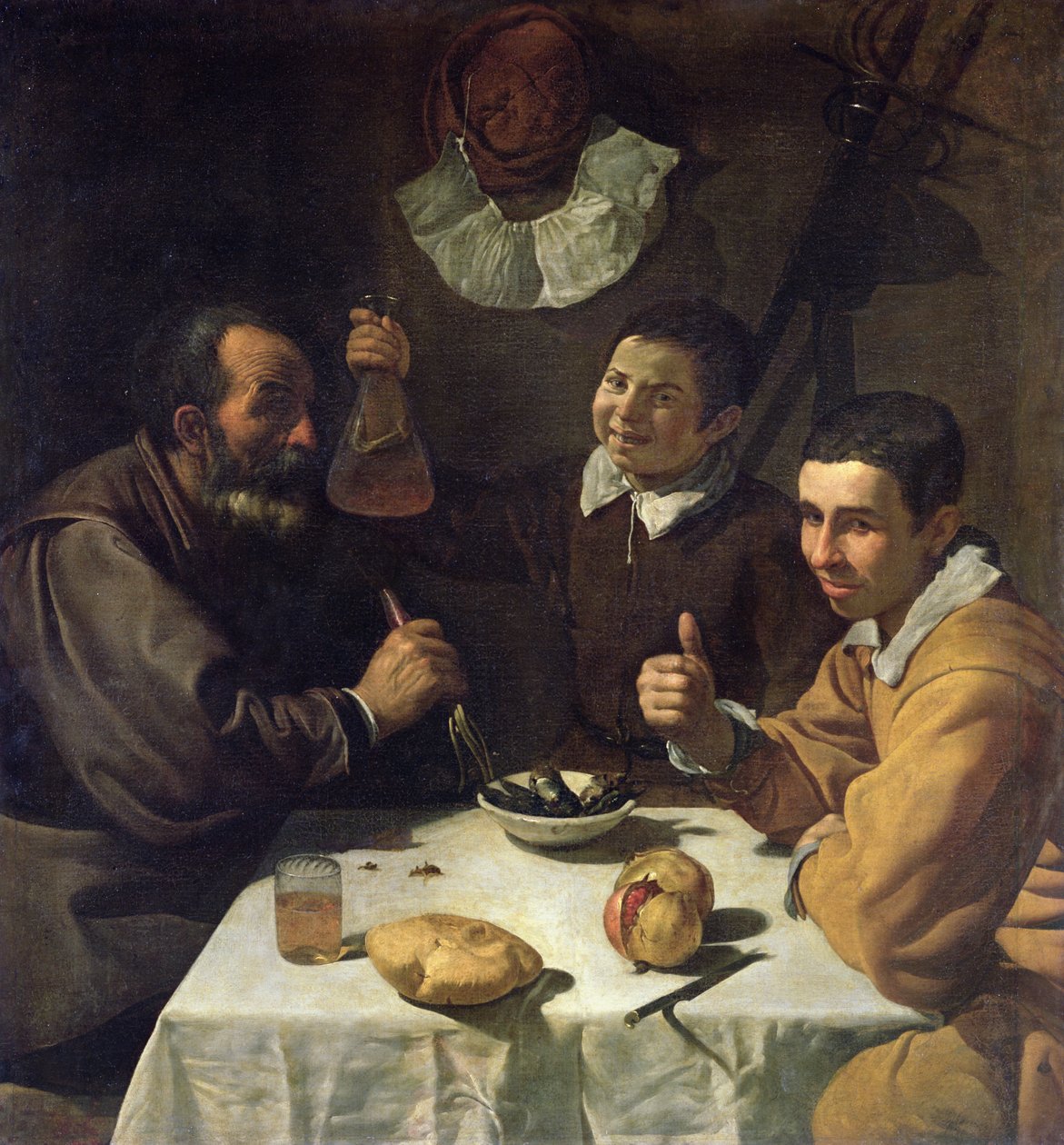 Mittagessen, ca. 1617 von Diego Velázquez