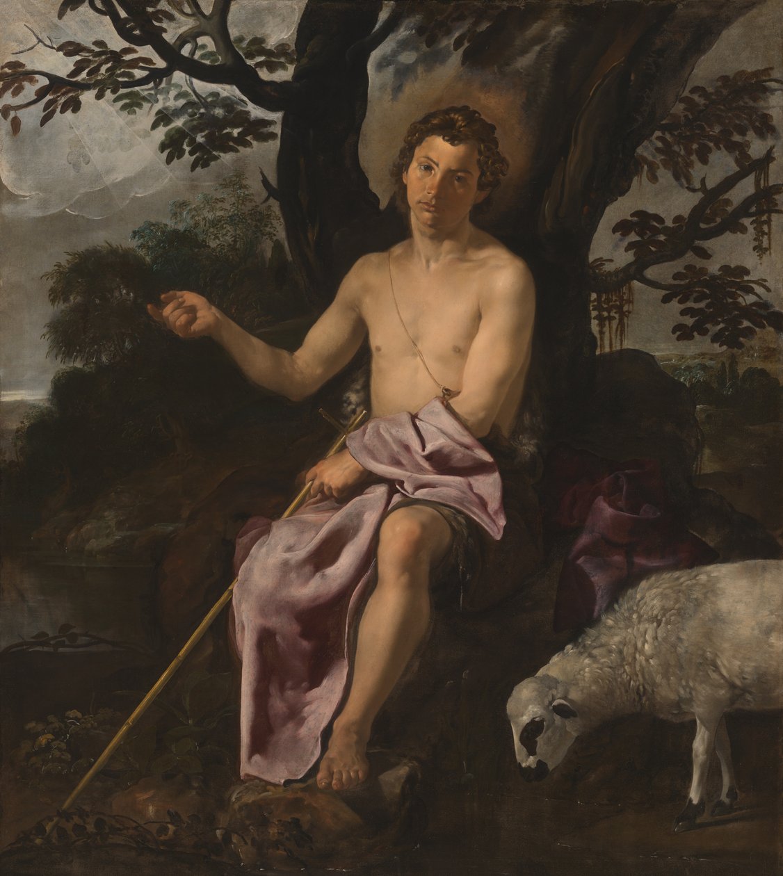 Johannes der Täufer in der Wildnis von Diego Velázquez