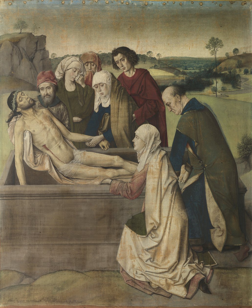 Begräbnis, ca. 1450-60 von Dirck Bouts