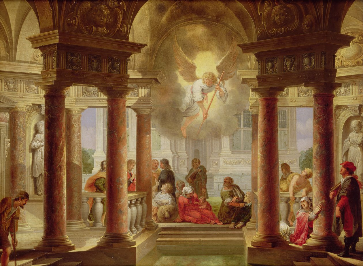 Der Teich von Bethesda, 1645 von Dirck van Delen