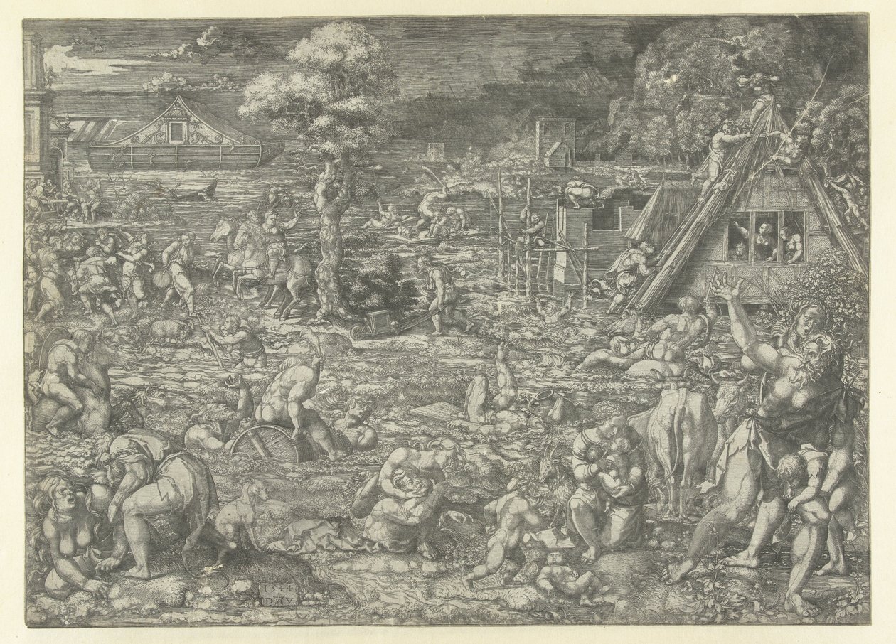 Die Sintflut von Dirck Vellert