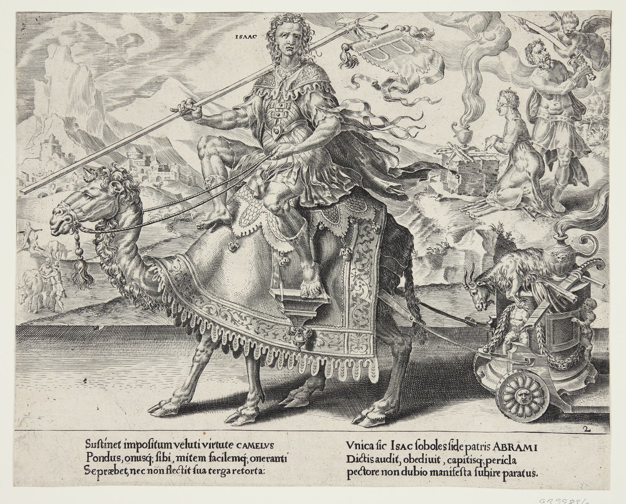 Der Triumph von Isaac von Dirck Volckertsz. Coornhert