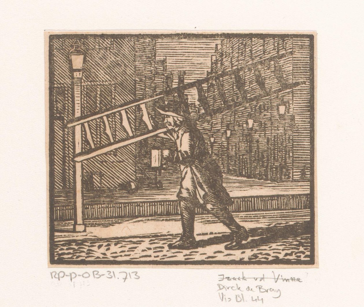 Laternenanzünder von Dirck de Bray
