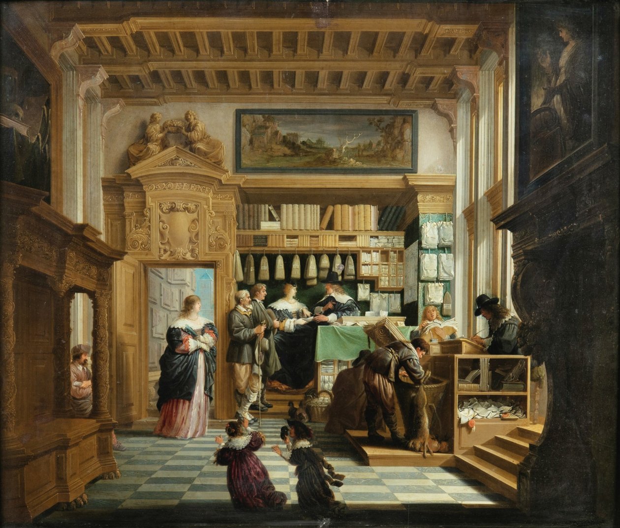 Das Anwaltskabinett von Dirck van Delen