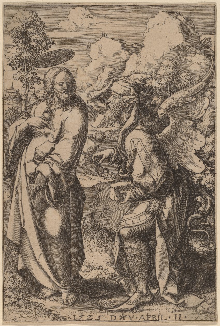 Die Versuchung Christi von Dirk Jacobsz Vellert