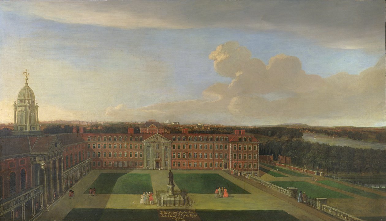 Das Royal Hospital, Chelsea, 1717 von Dirk Maes