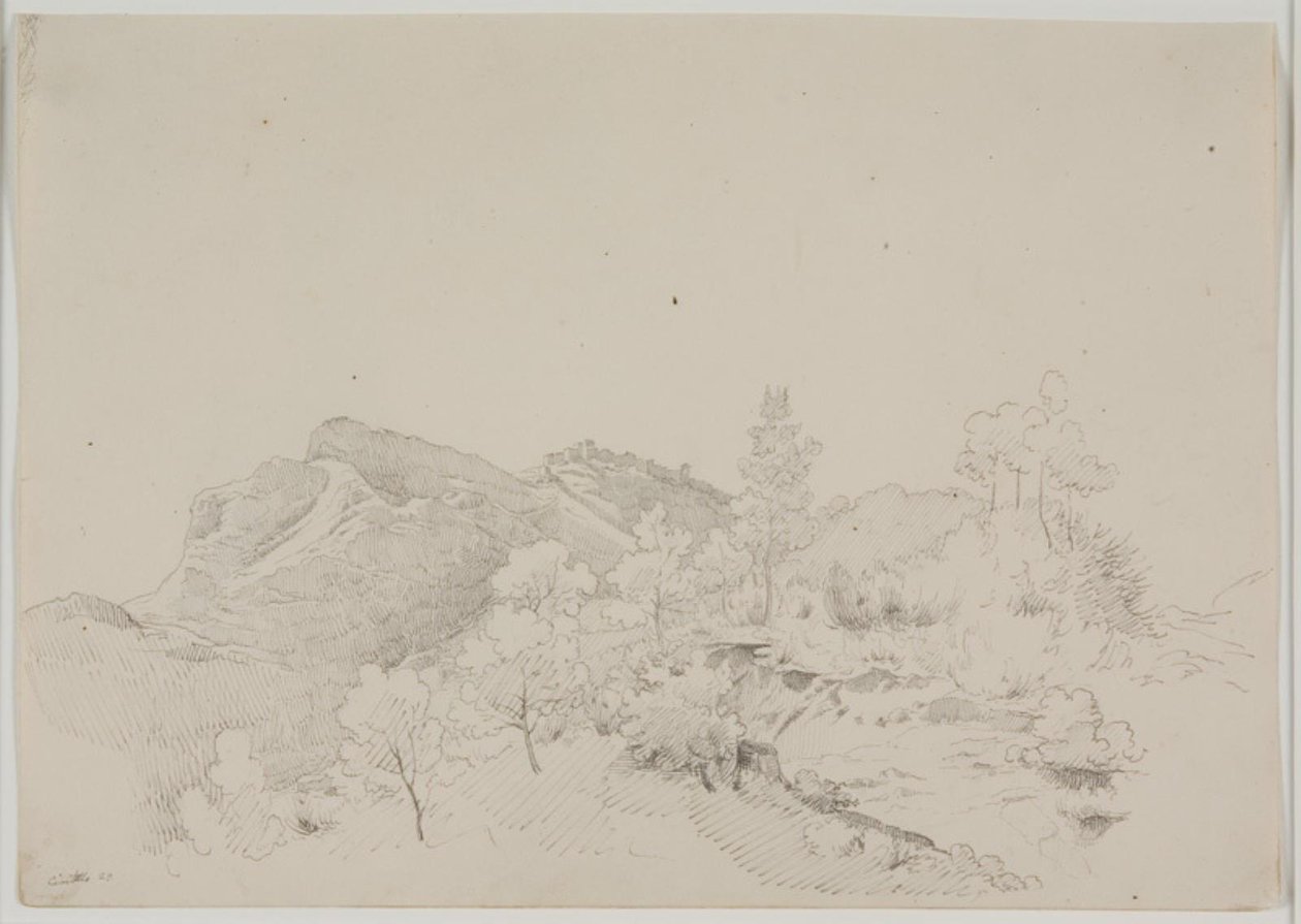 Aussicht auf Civitella von Ditlev Blunck