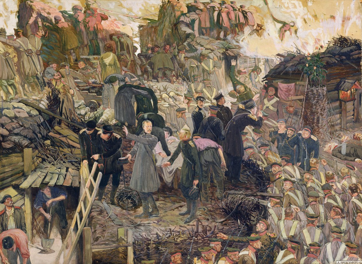 Die Verteidigung von Sewastopol, 1910 von Dmitri Nikolayevich Kardovsky