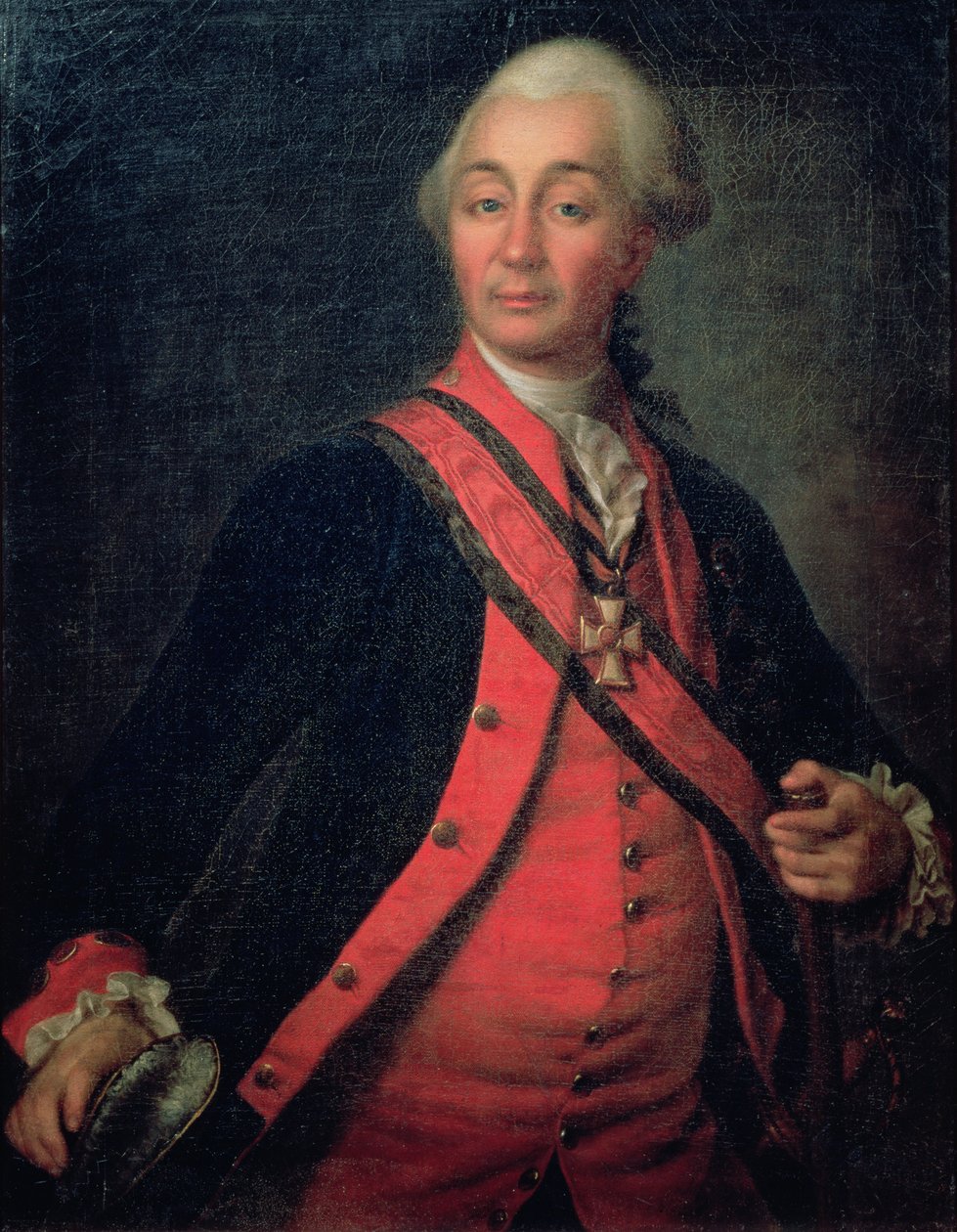 Porträt von Feldmarschall Generalissimus, Graf Aleksandr Wassiljewitsch Suworow (1729-1800), 1786 von Dmitri Grigorievich Levitsky