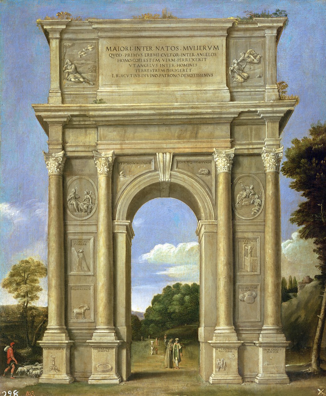 Der Triumphbogen von Domenichino