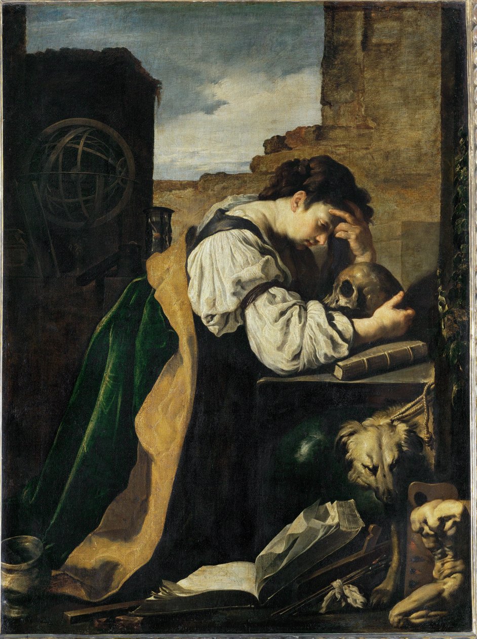Melancholie von Domenico (after) Fetti