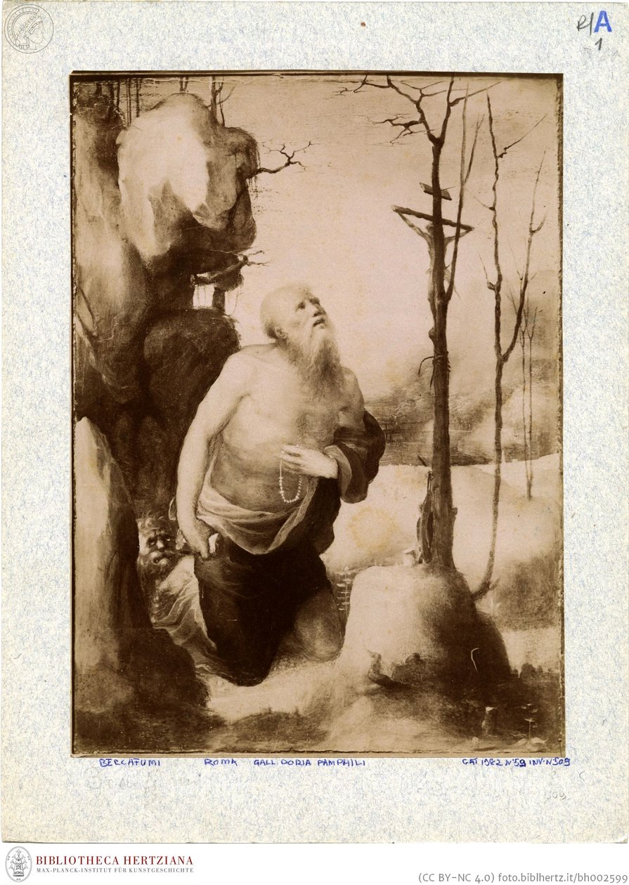 Büßender Hieronymus von Domenico Beccafumi