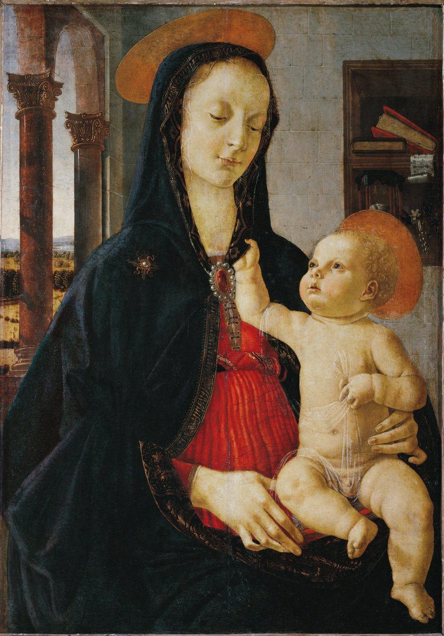 Madonna mit Kind von Domenico Ghirlandaio