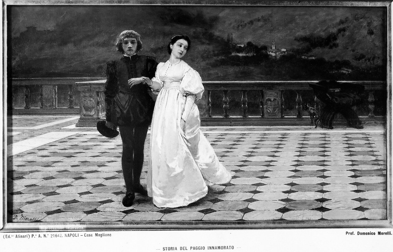 Der verliebte Page von Domenico Morelli