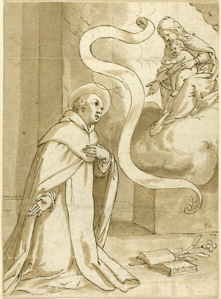 Vision des Heiligen Dominikus von Domenico Piola