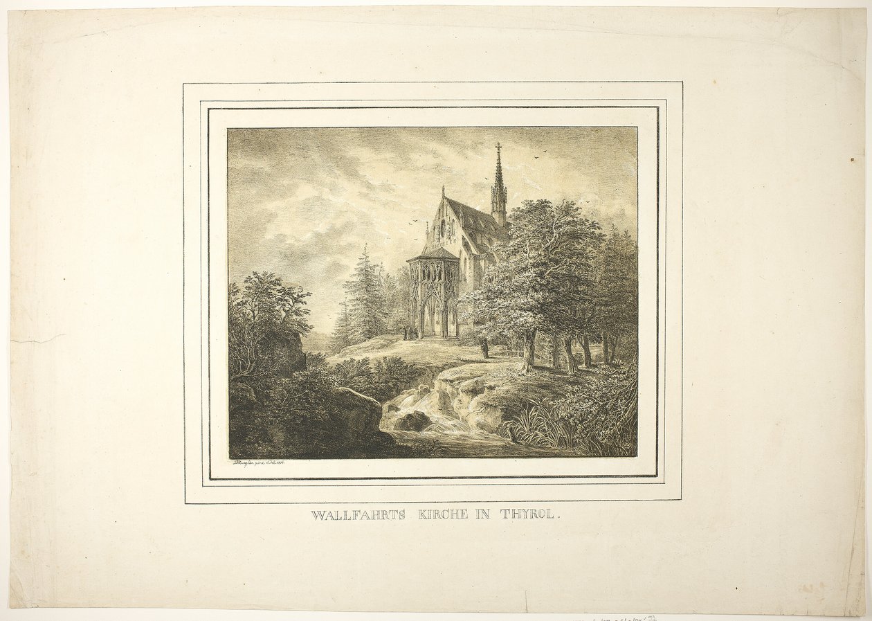 Wallfahrtskirche in Tirol von Domenico Quaglio