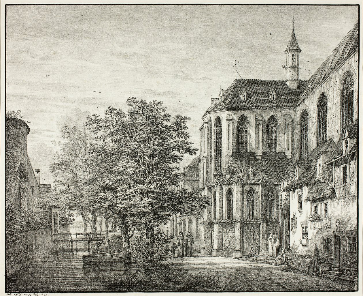 Pfarrkirche in Boppard am Rhein von Domenico Quaglio