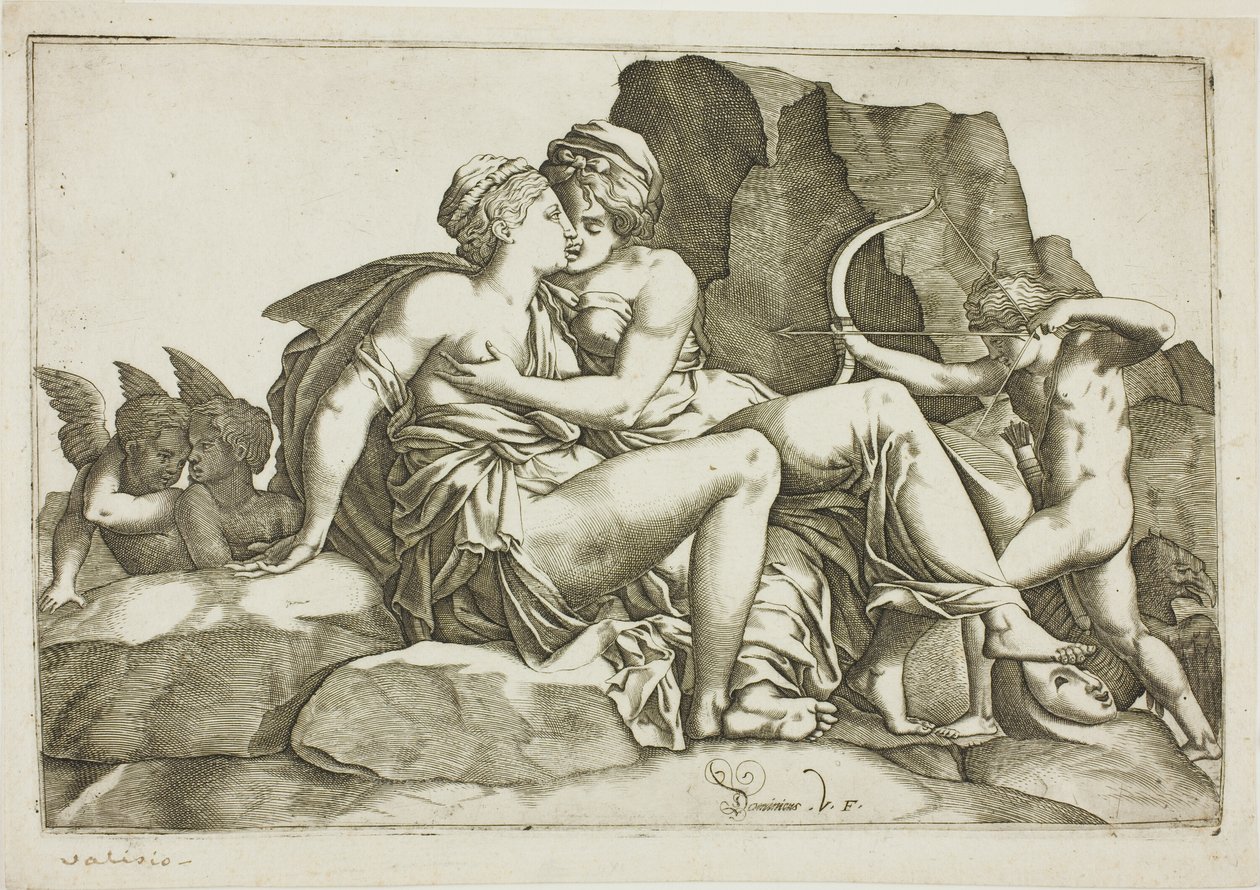 Jupiter und Kallisto von Domenico Vito