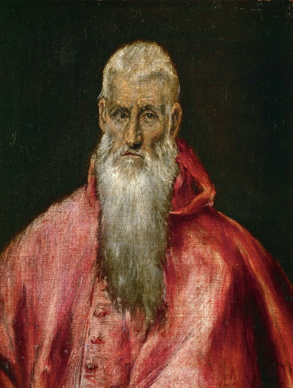 Heiliger Hieronymus als Kardinal von Dominico El Greco
