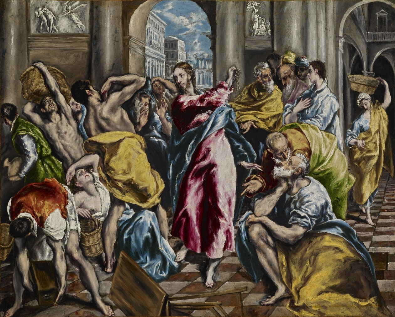 Die Tempelreinigung von El Greco